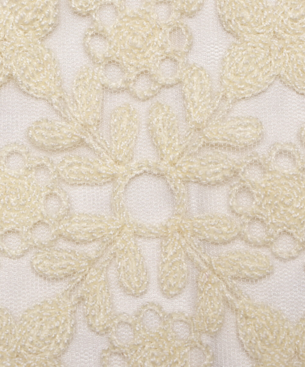Net Embroidery Fabric Material Boutique Designer