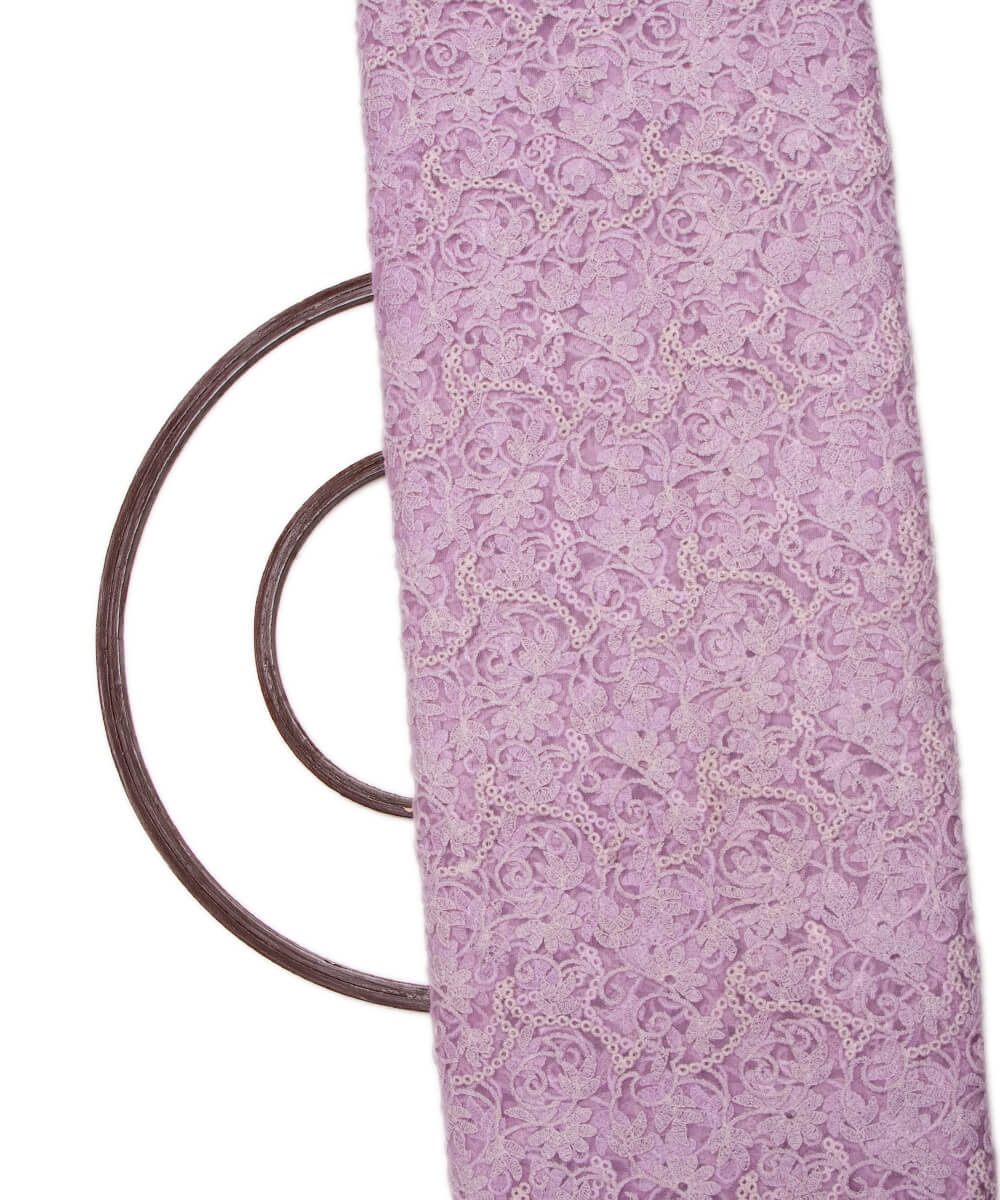 Net Embroidery Fabric Material Boutique Designer