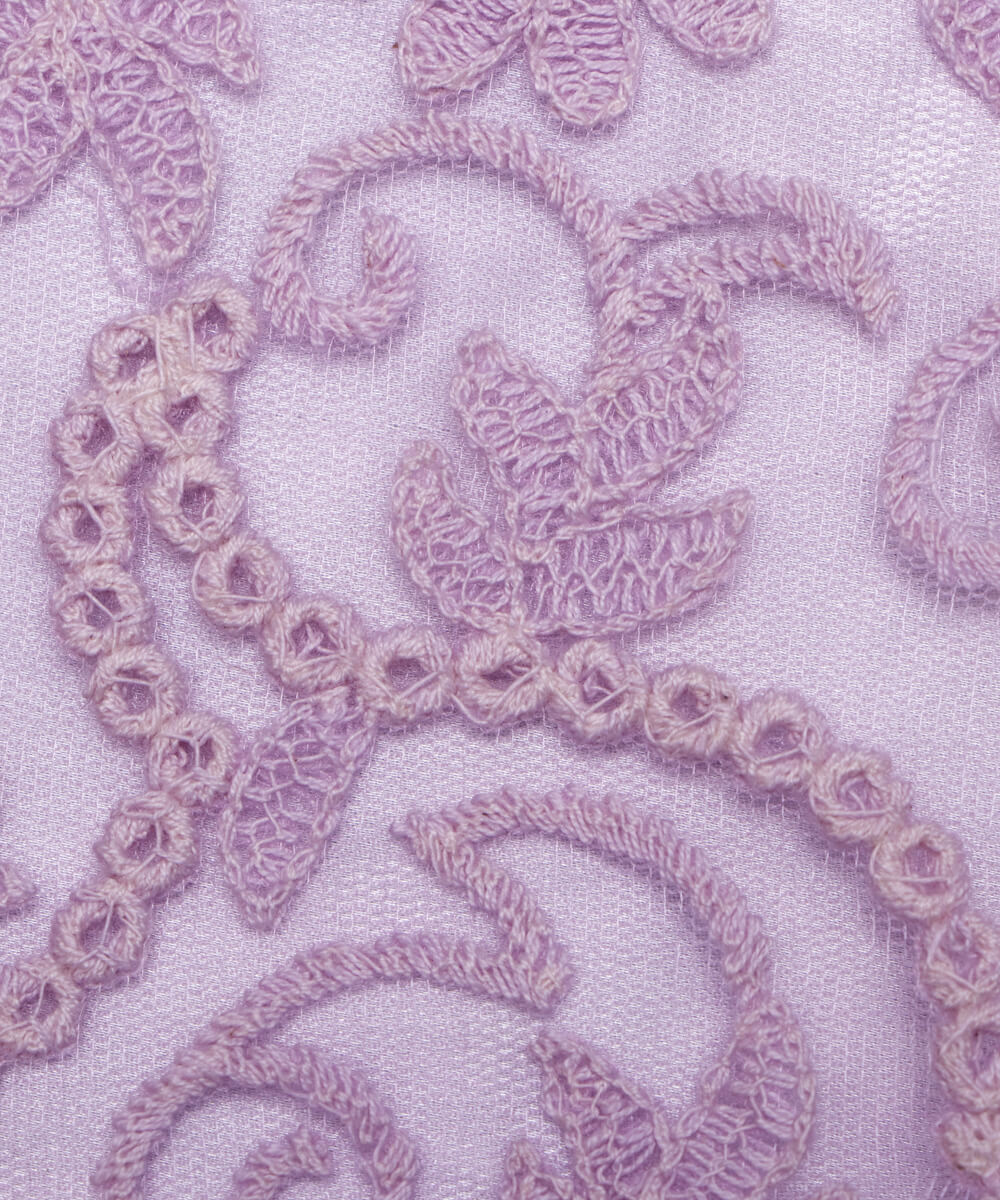 Net Embroidery Fabric Material Boutique Designer