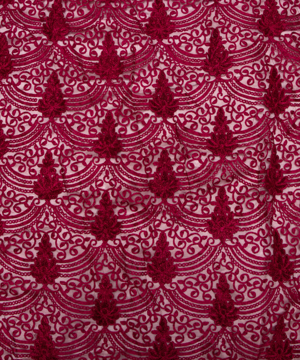 Net Embroidery Fabric Material Boutique Designer
