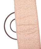 Light Peach Colour Floral Net Embroidery Fabric