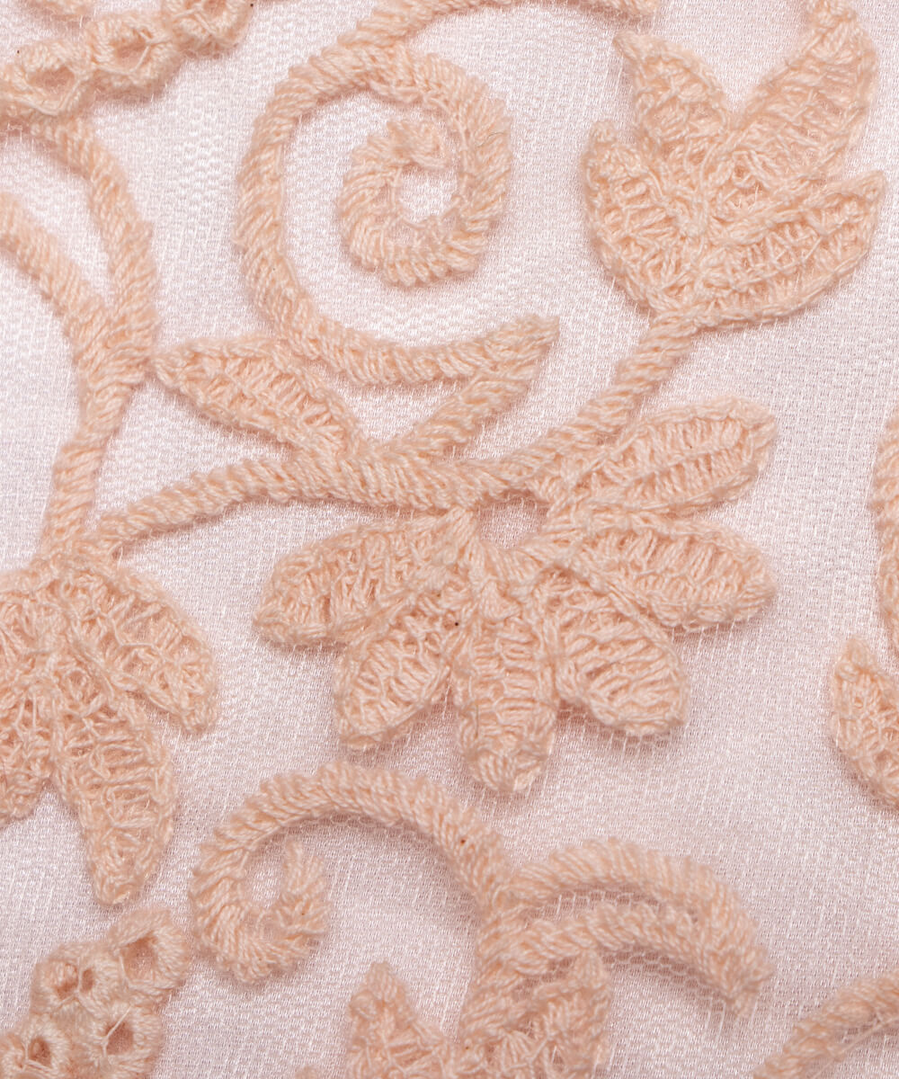 Net Embroidery Fabric Material Boutique Designer