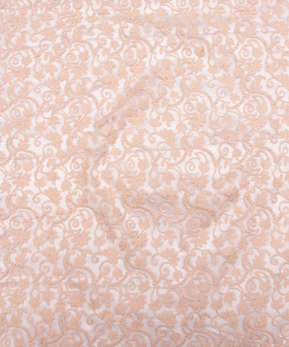 Net Embroidery Fabric Material Boutique Designer
