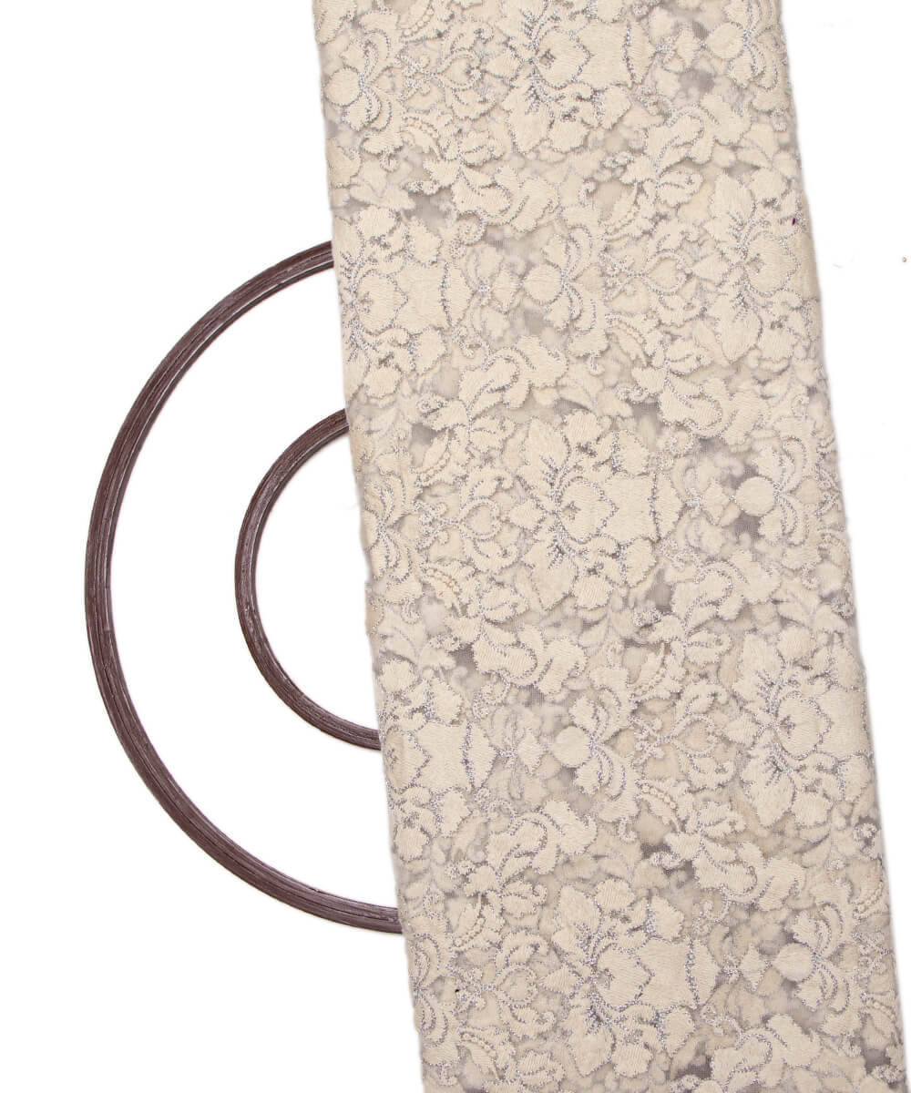 Net Embroidery Fabric Material Boutique Designer