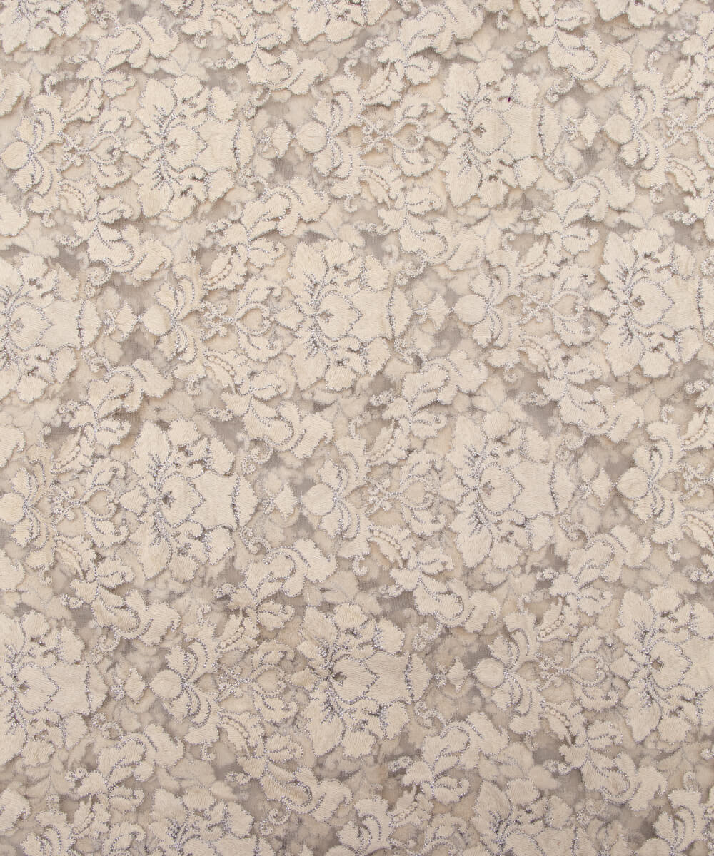 Net Embroidery Fabric Material Boutique Designer