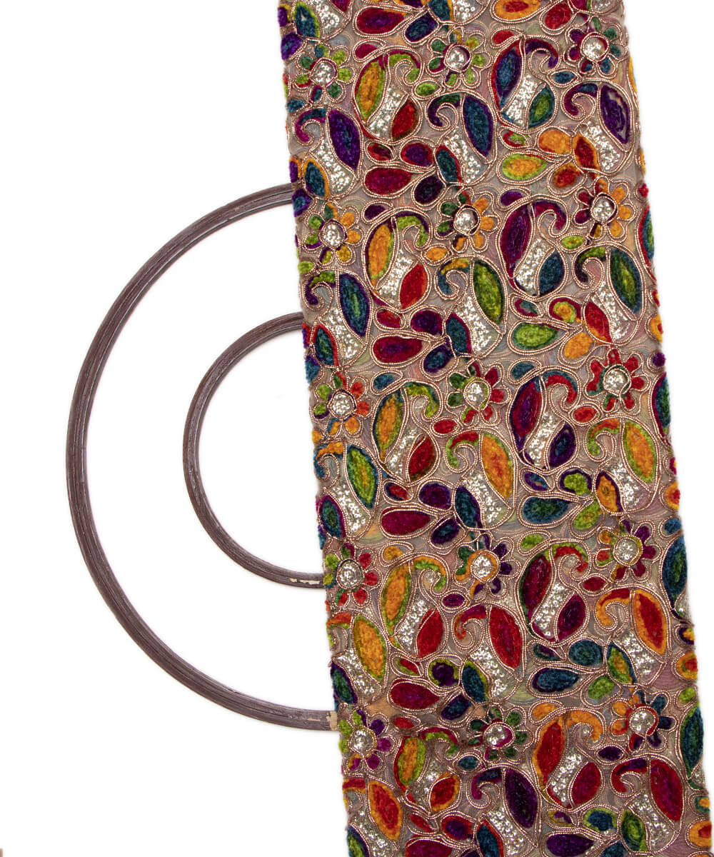 Net Embroidery Fabric Material Boutique Designer