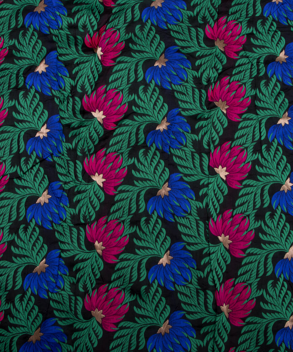 Shop Soft Banarasi Brocade Silk Fabric Online