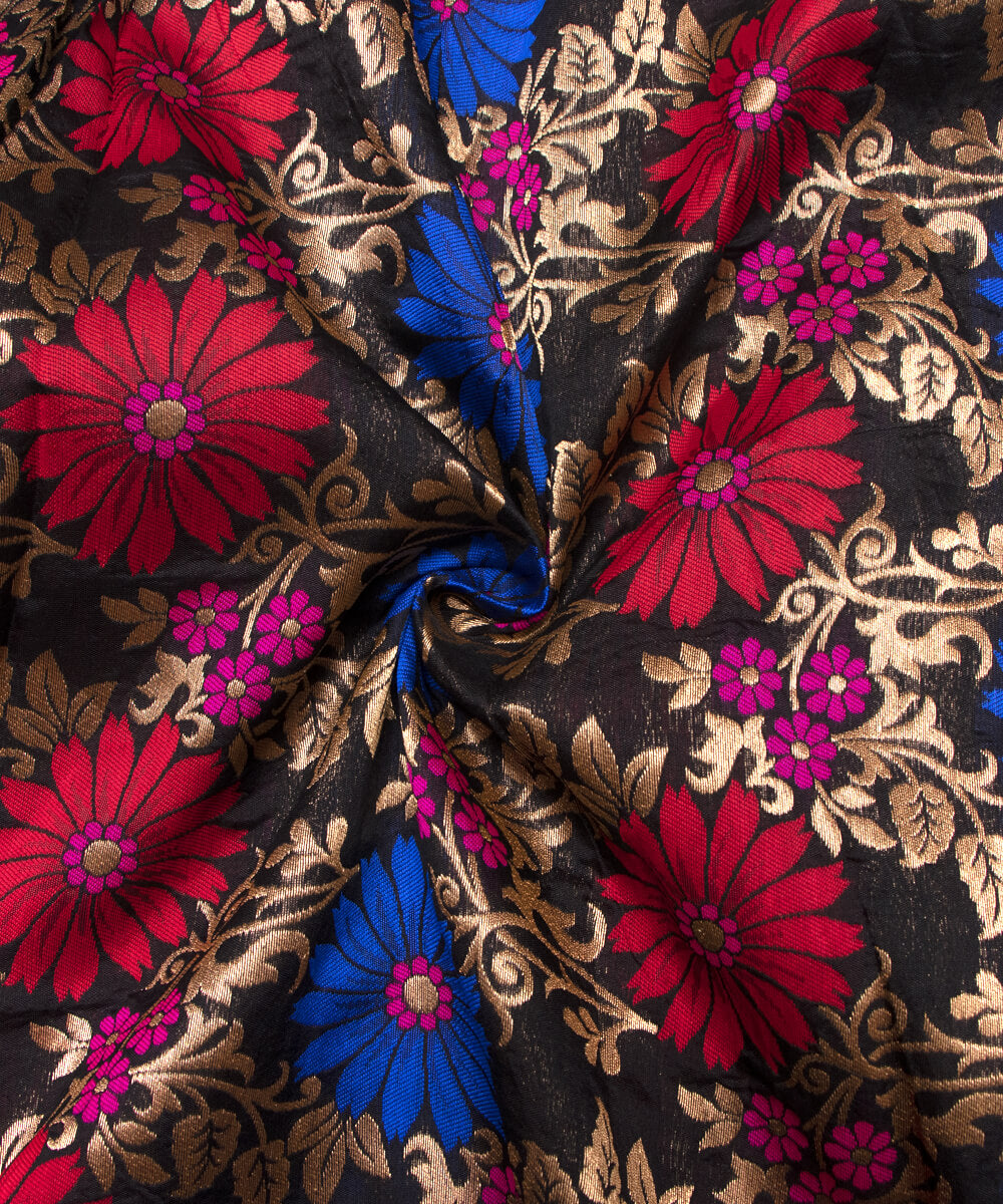 Shop Soft Banarasi Brocade Silk Fabric Online