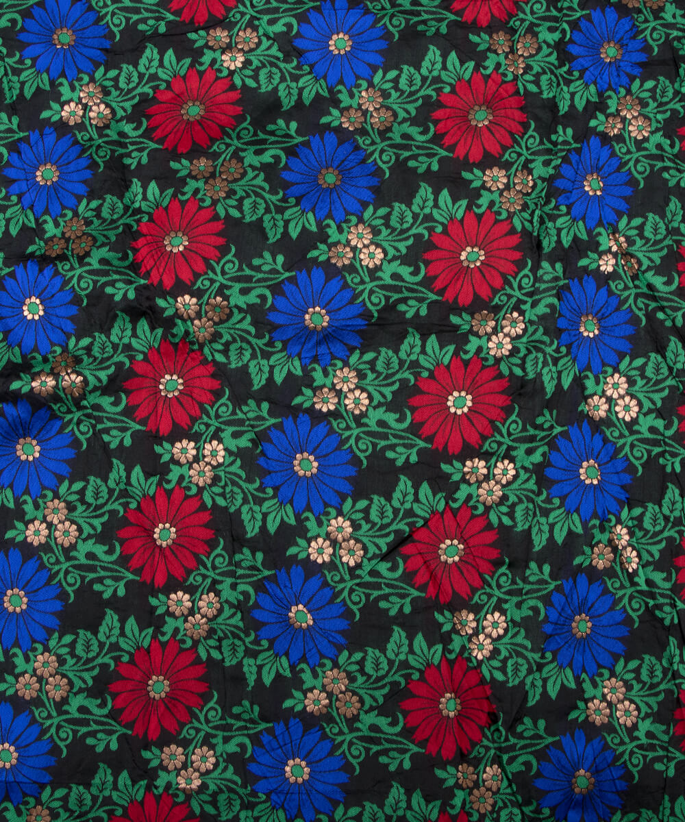 Shop Soft Banarasi Brocade Silk Fabric Online