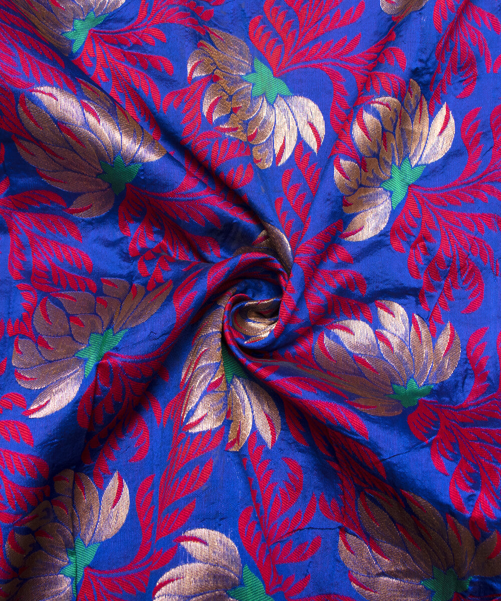 Shop Soft Banarasi Brocade Silk Fabric Online