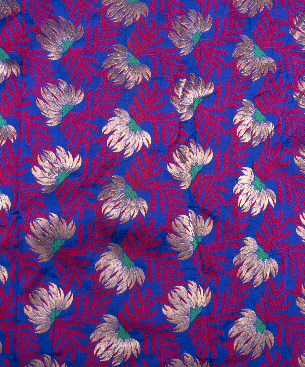 Shop Soft Banarasi Brocade Silk Fabric Online