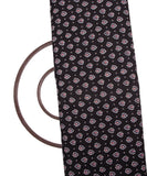 Black Colour Butti Print Cotton Canvas Fabric