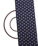Dark Blue Colour Butti Print Cotton Canvas Fabric
