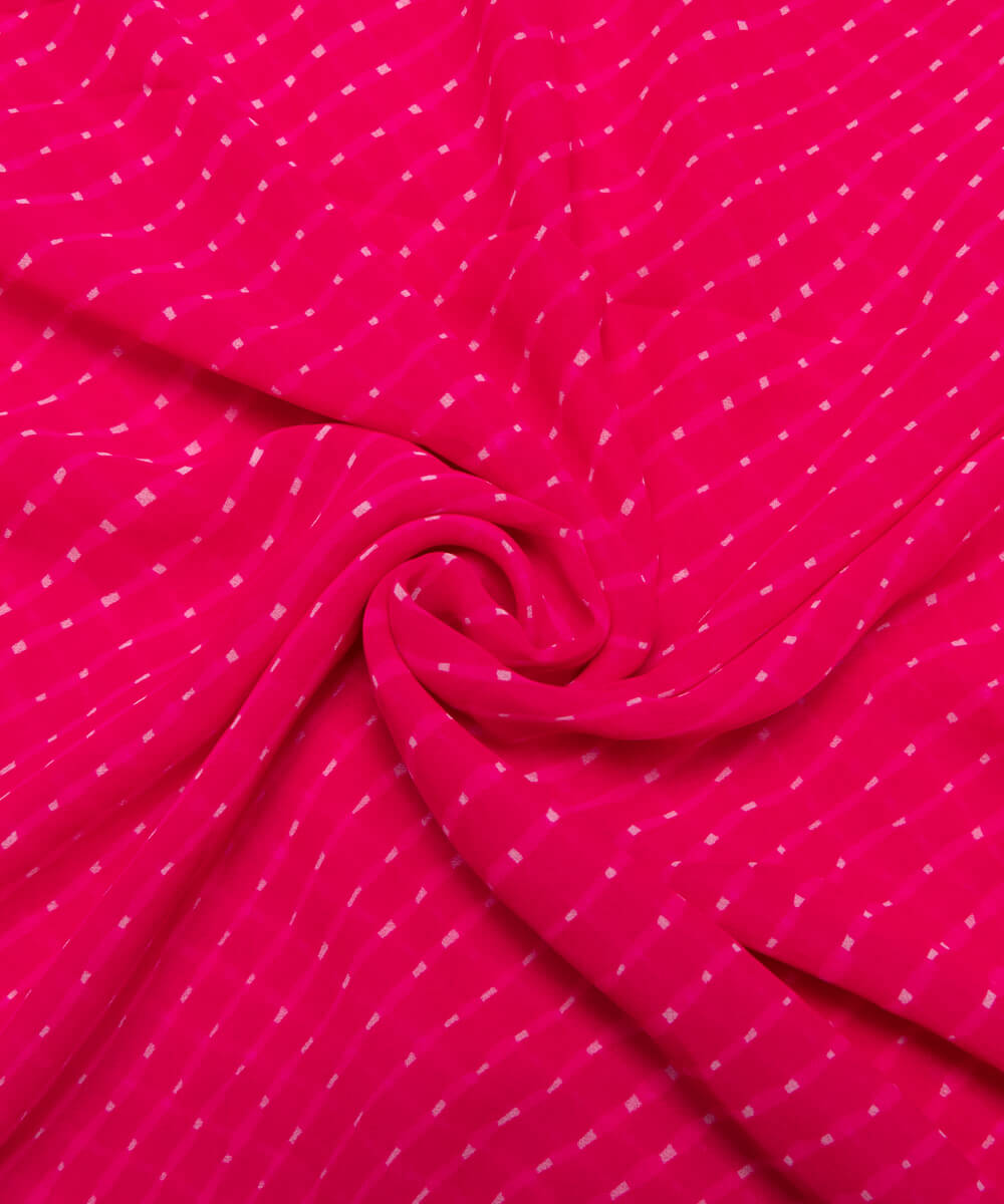 Buy Now Leheriya Georgette Fabric Kurti Cloth Material Online