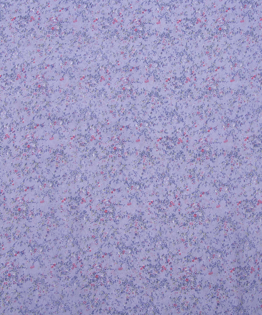 Dark Green Color Printed Georgette Fabric