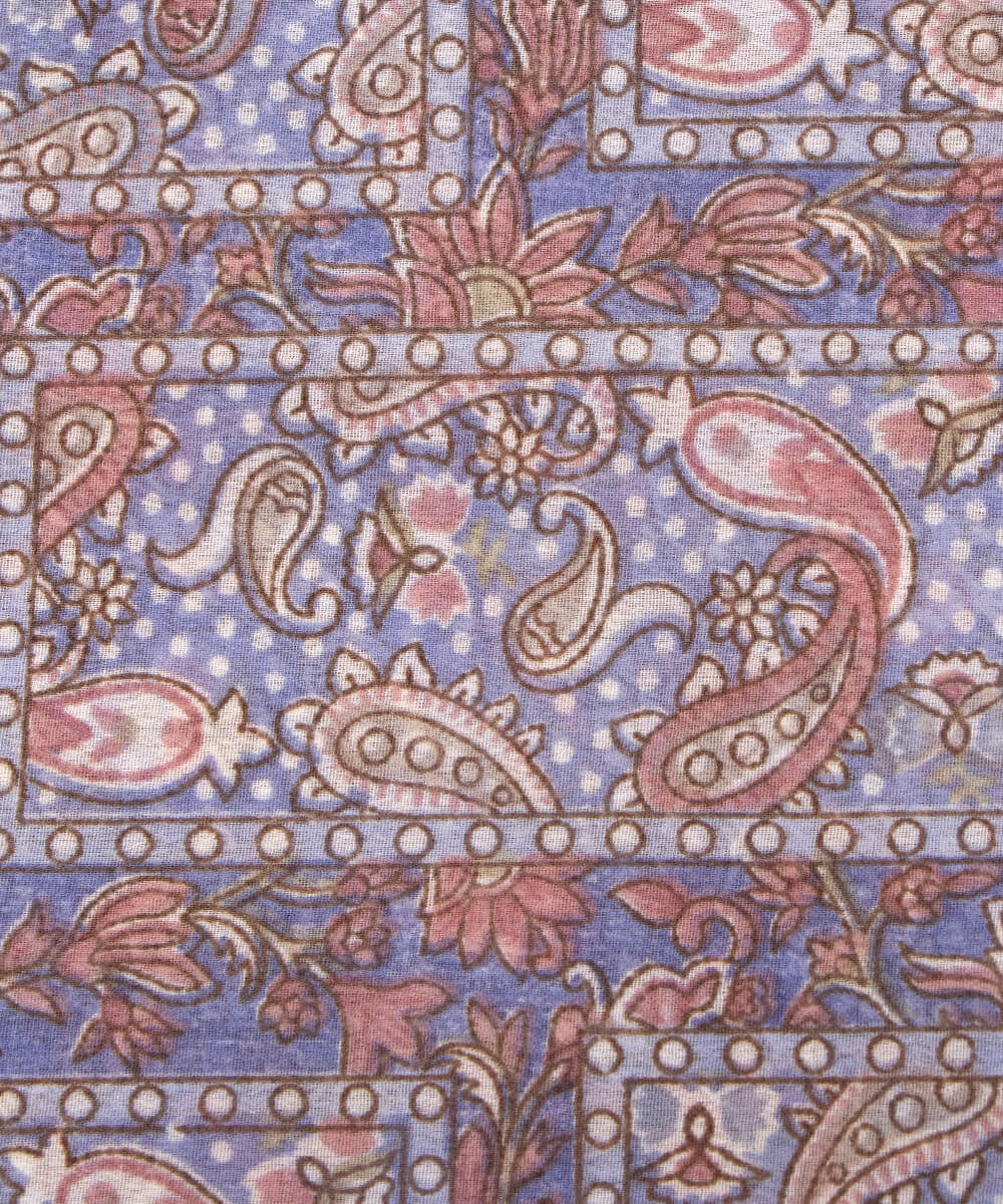 Dark Green Color Printed Georgette Fabric