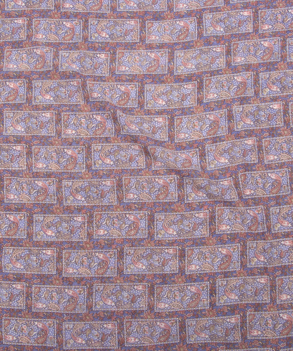 Dark Green Color Printed Georgette Fabric