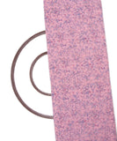Peachish Pink Colour Paisley Print Georgette Fabric
