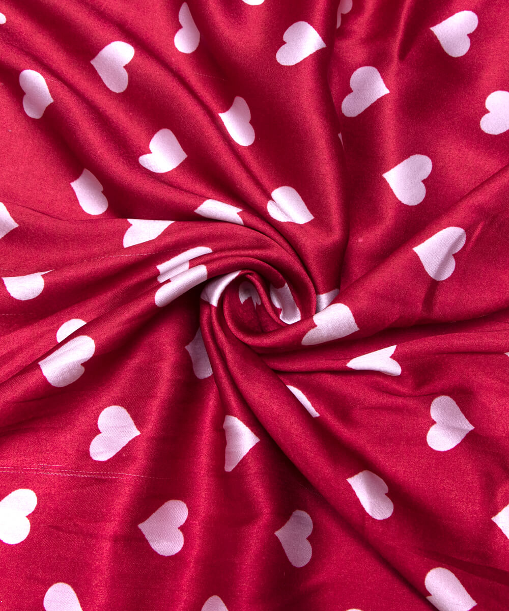 Printed Satin Fabric Summer Saree Party