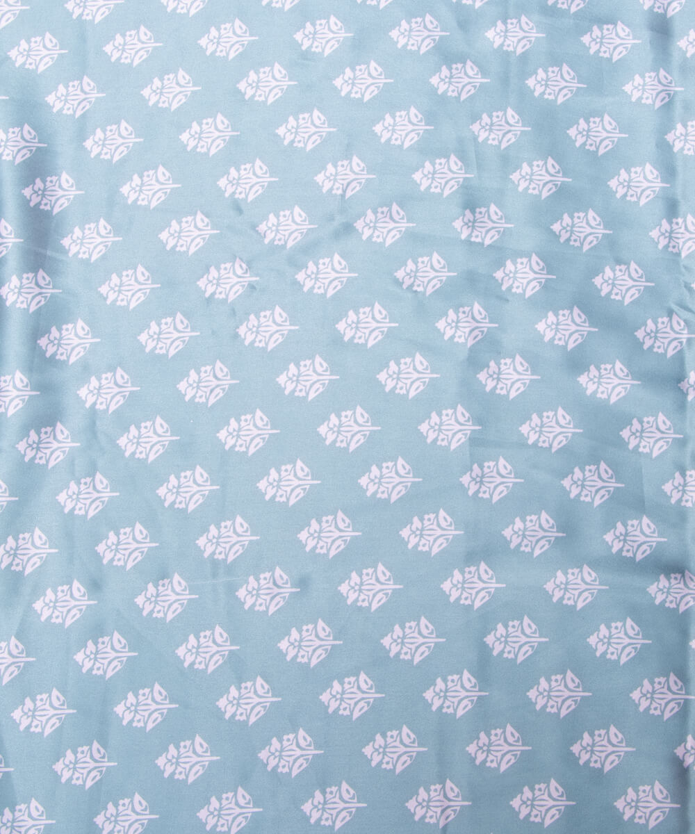 Printed Satin Fabric Summer Saree Party