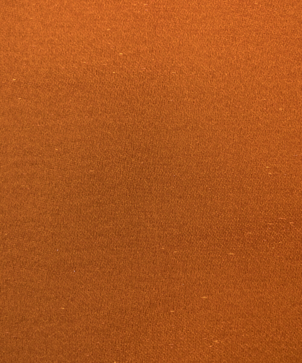 Mustard Orange Colour Plain Organza Satin Fabric