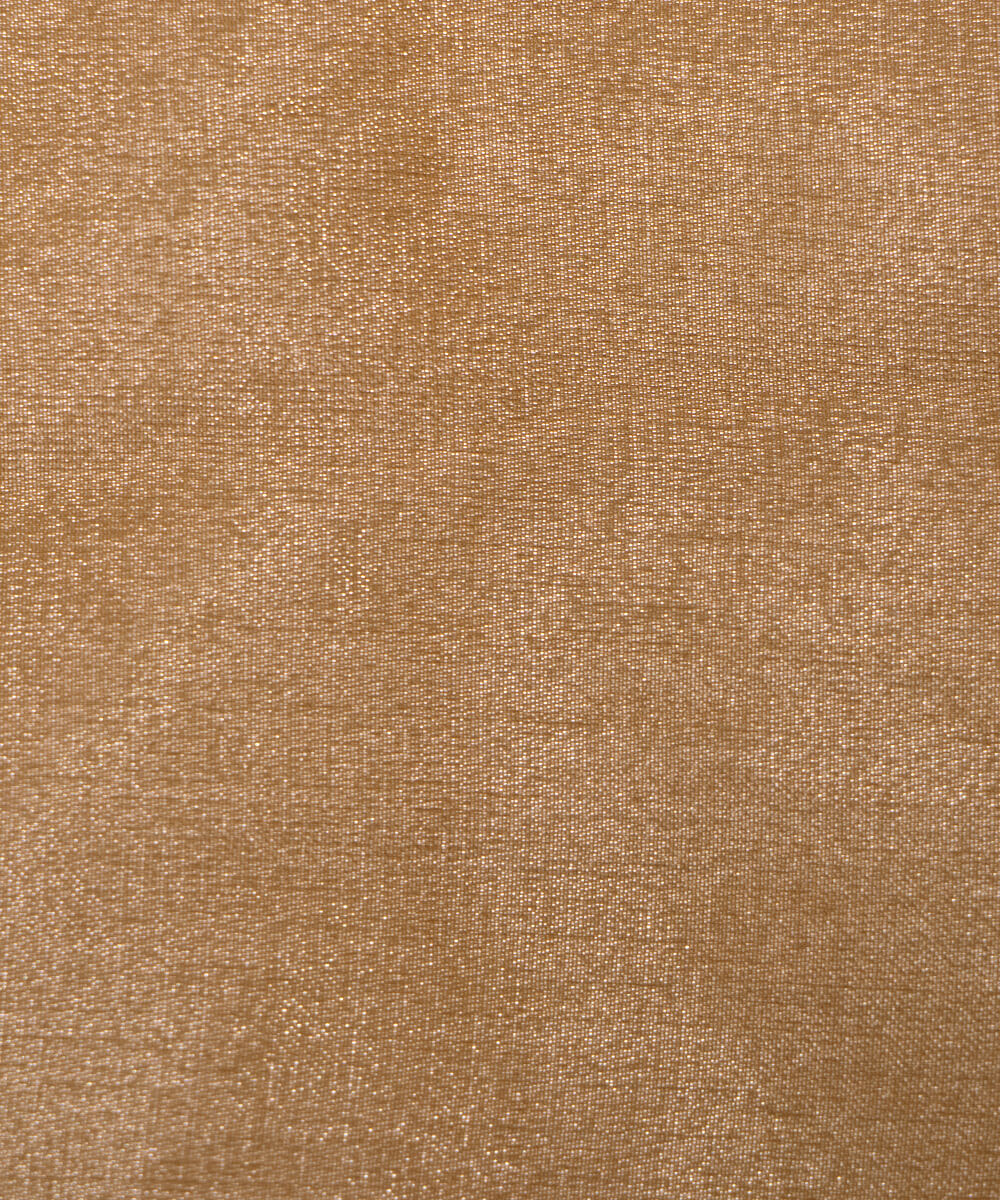 Golden Beige Colour Plain Organza Satin Fabric