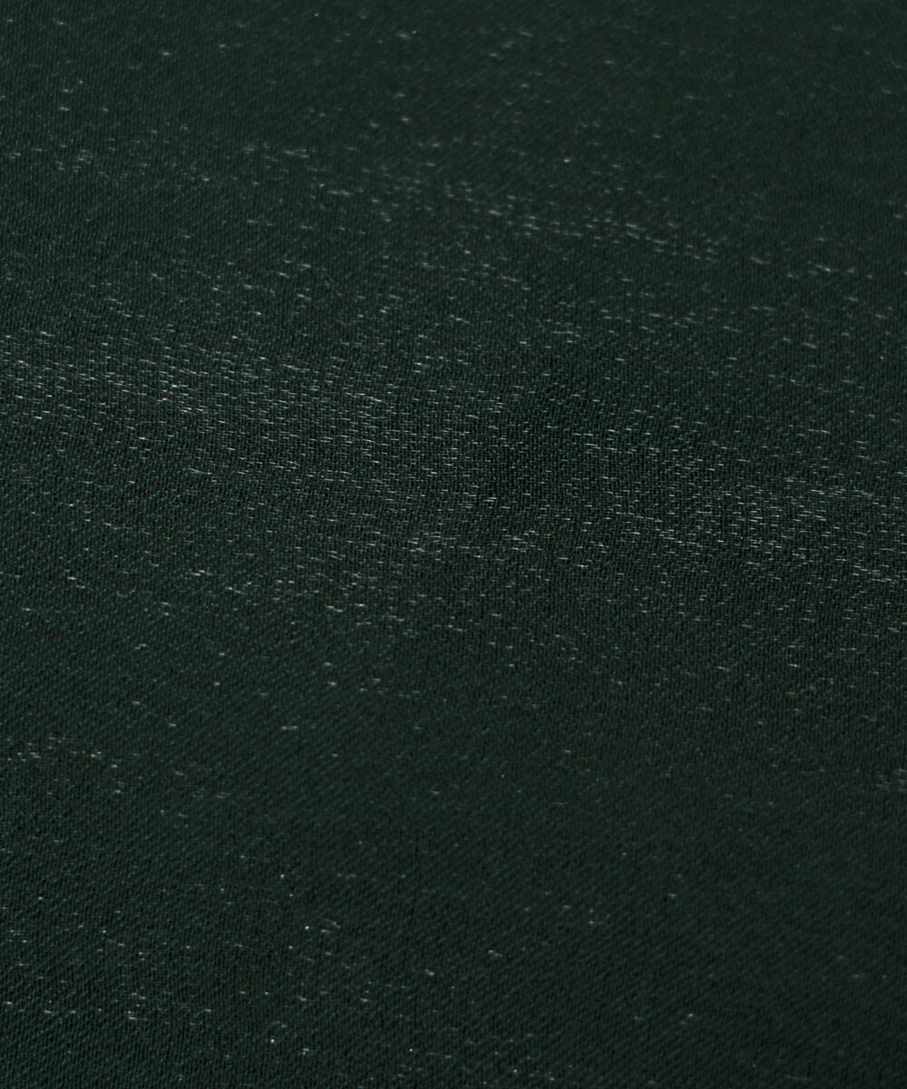 Bottle Green Colour Plain Organza Satin Fabric