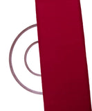 Dark Maroon Colour Plain Organza Satin Fabric
