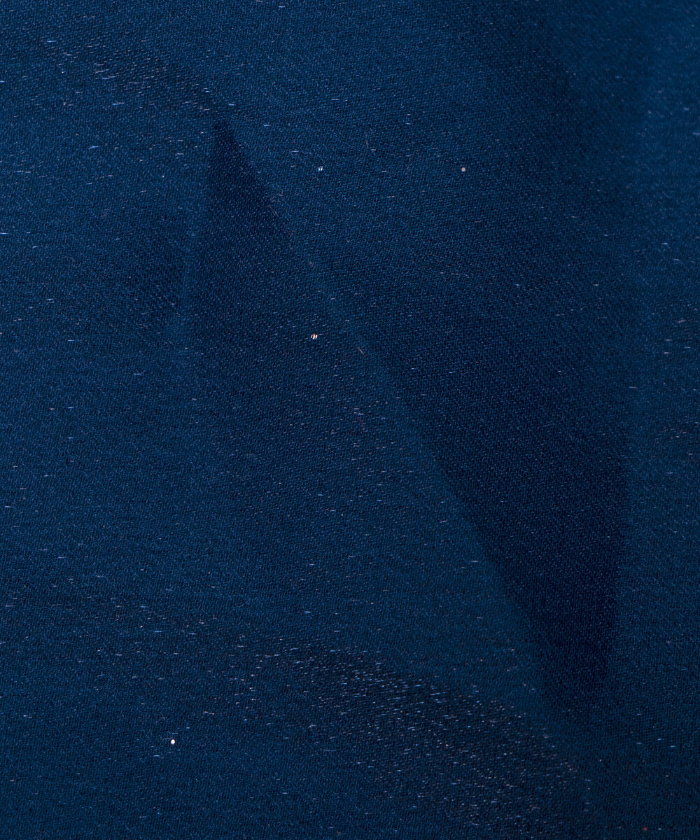 Teal Blue Colour Plain Organza Satin Fabric