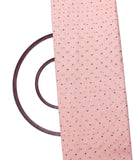 Off White Colour Dots Print Chanderi Silk Fabric