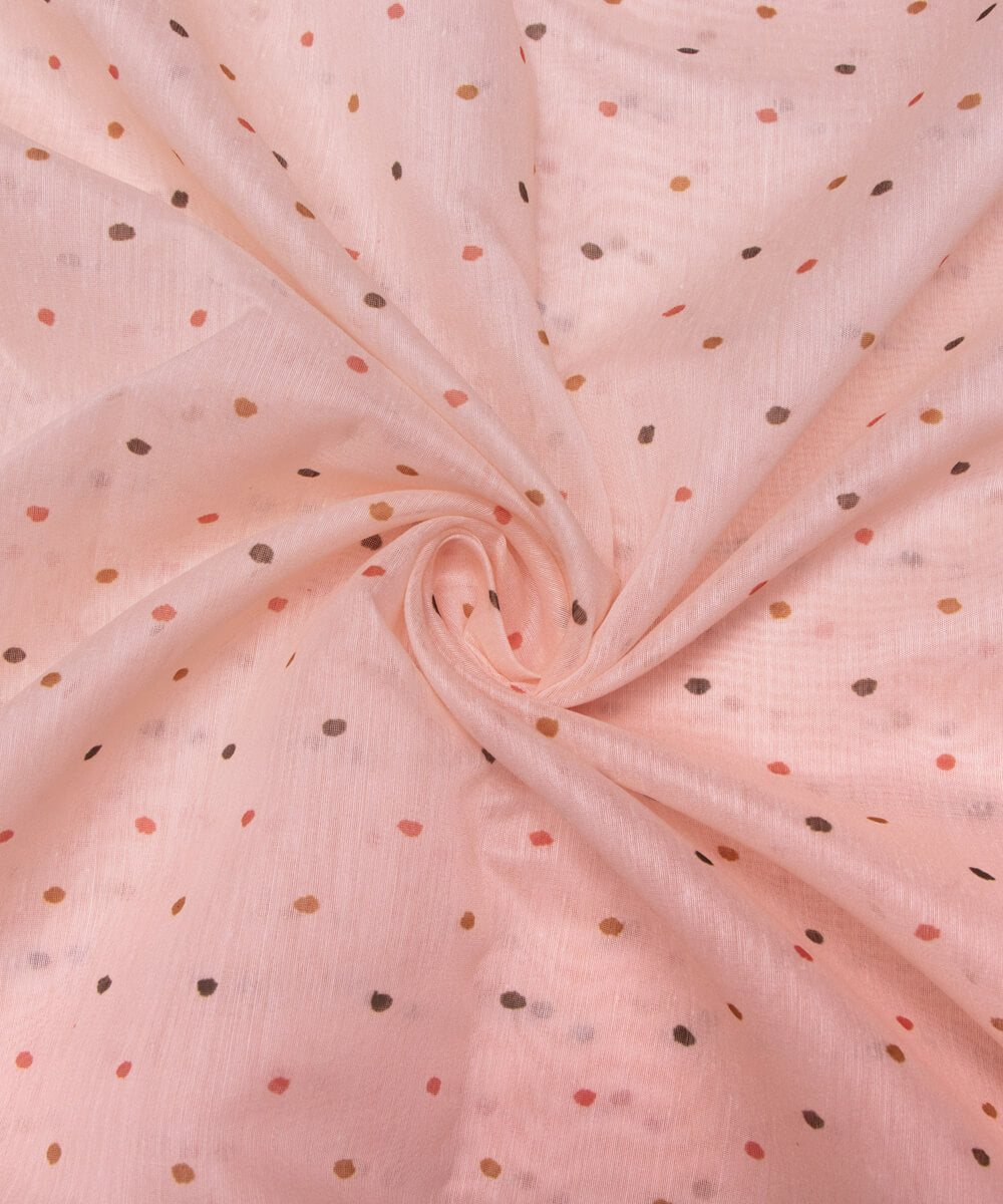floral chanderi fabric