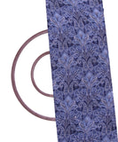 Blue Colour Paisley Print Chiffon Fabric