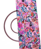 Pink Colour Floral Print Crepe Fabric