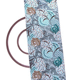 Light Blue Colour Floral Print Crepe Fabric