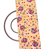 Multi Colour Kids Print Crepe Fabric