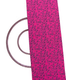 Magenta Colour Butterfly Print Crepe Fabric
