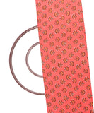 Pink Colour Floral Print Cotton Fabric