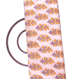 White Colour Floral Print Cotton Fabric