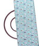 Sea Green Colour Abstract Printed Cotton Fabric