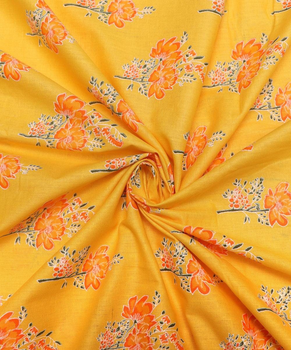 Buy Printed Ikat Cotton Fabrics Online At Fabric Dekho