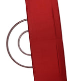 Rust Maroon Colour Plain Cotton Silk Fabric