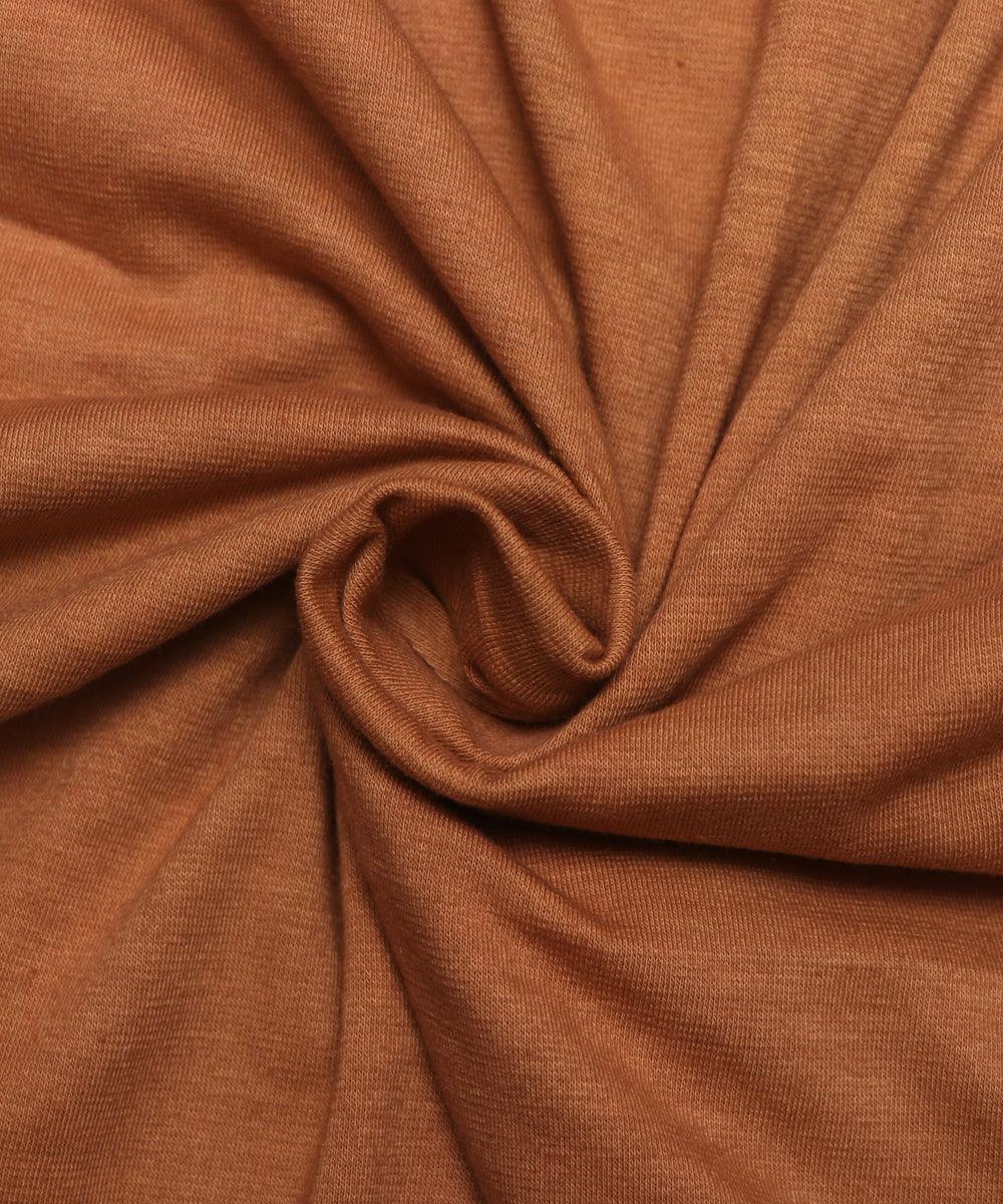 Brown hosiery fabric