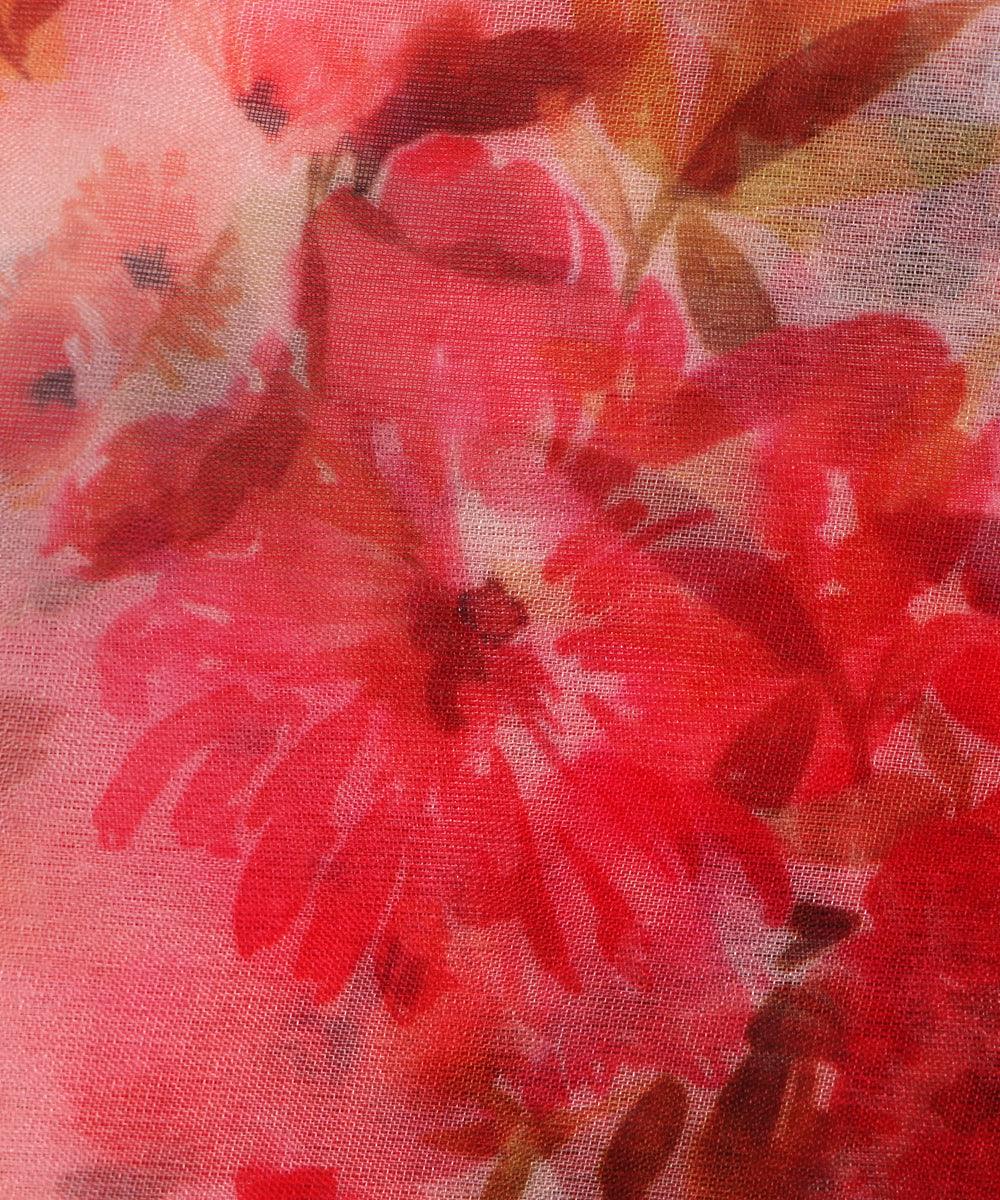 Digital Print Organza Silk Fabric