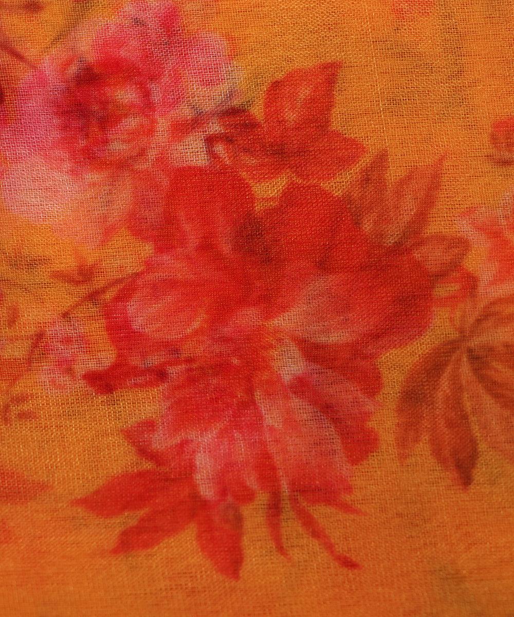 Digital Print Organza Silk Fabric