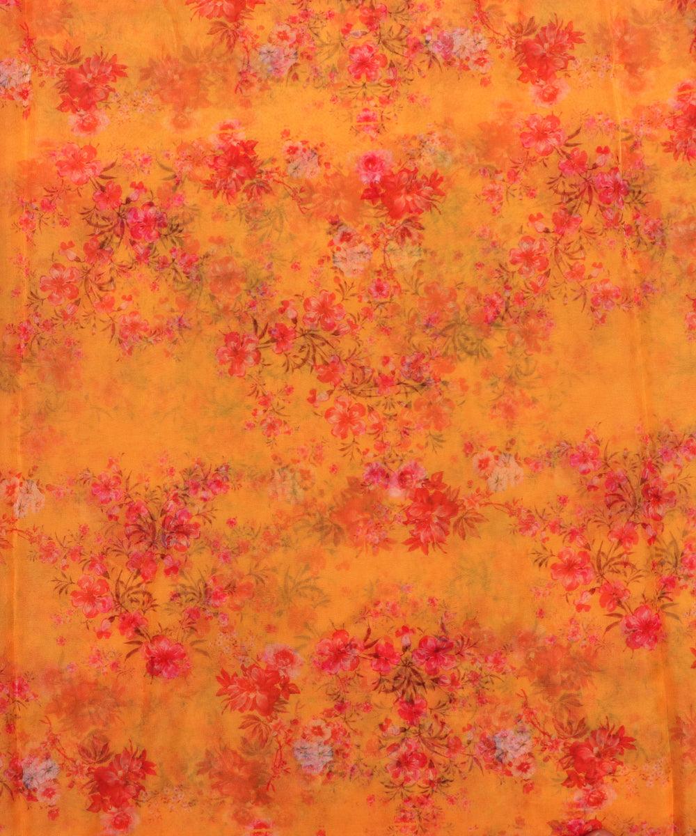 Digital Print Organza Silk Fabric