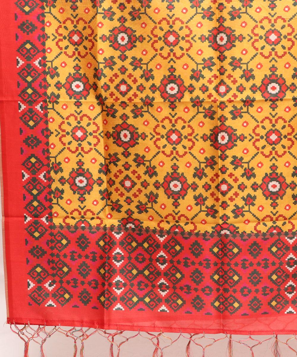 Cotton Linen Dupatta Stole Scarf Fabric Dekho