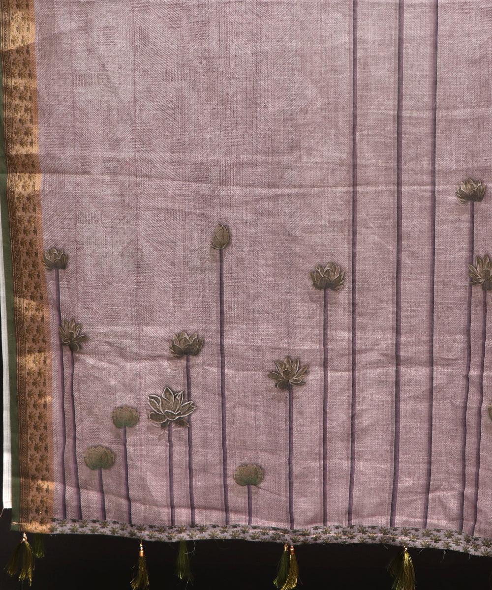 Cotton Linen Dupatta Stole Scarf Fabric Dekho