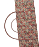 Red Colour Floral Print Cotton Fabric