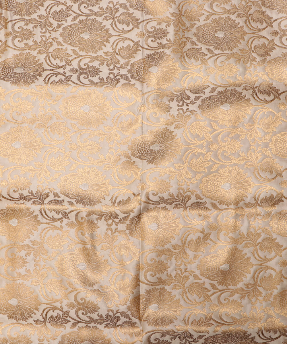 Shop Soft Banarasi Brocade Silk Fabric Online FD