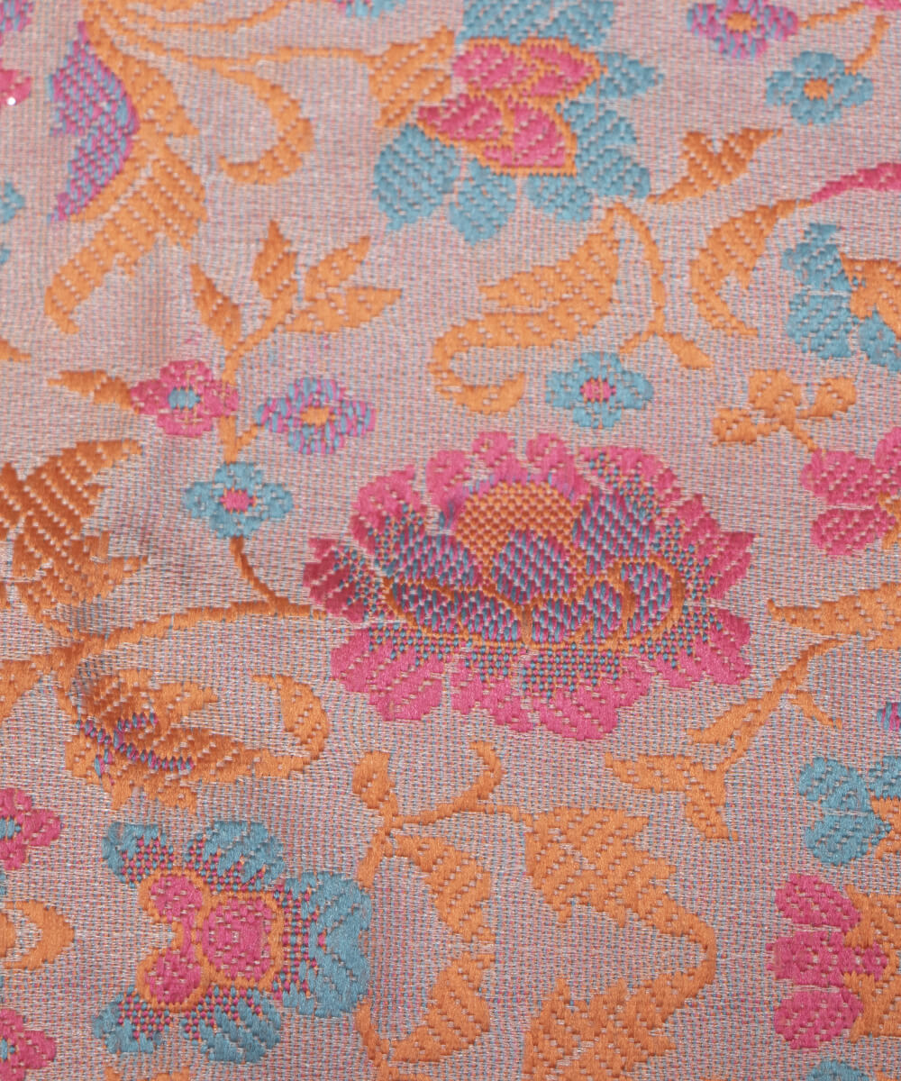 Latest Banarasi Tanchui Silk Blouse Skirt Saree Material Shopping Fabric Online At Fabric Dekho